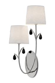 Andrea Polished Chrome Wall Lights Mantra Armed Wall Lights Andrea Polished Chrome Wall Lights Mantra Armed Wall Lights